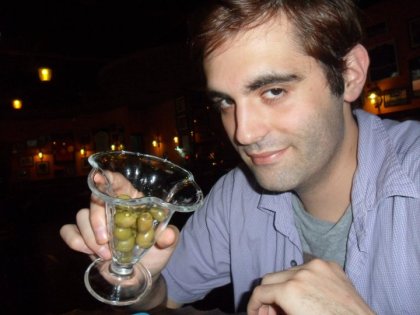 at local gz pub, stay positive olives